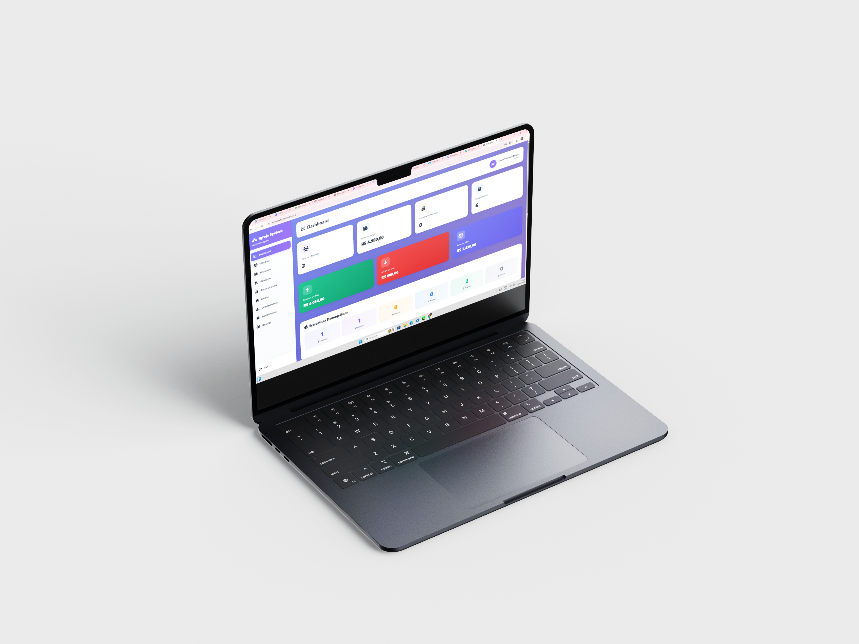 Sistema no desktop